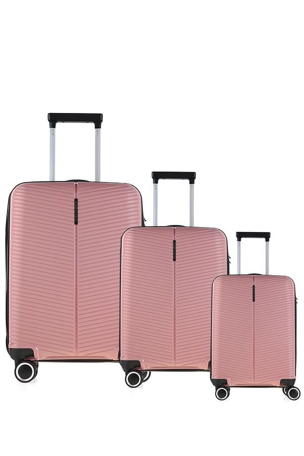 ÇÇS 5224 Polipropilen 3 Lü Valiz Seti - 2