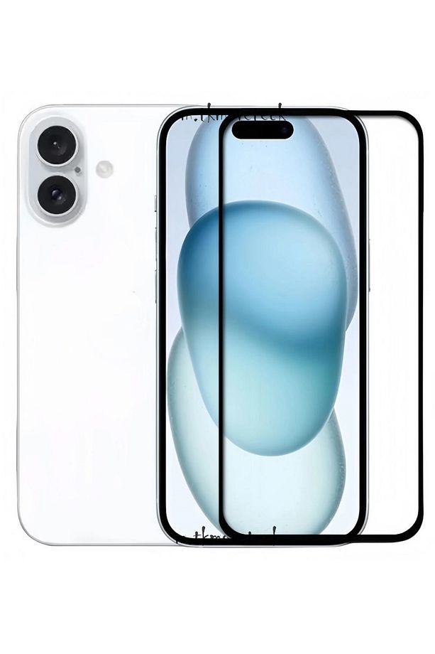 16 Plus Uyumlu Tam Kaplar Parlak 5d Ekran Koruyucu Kırılmaz Cam Passifik Ekran Camı GLUE - 1