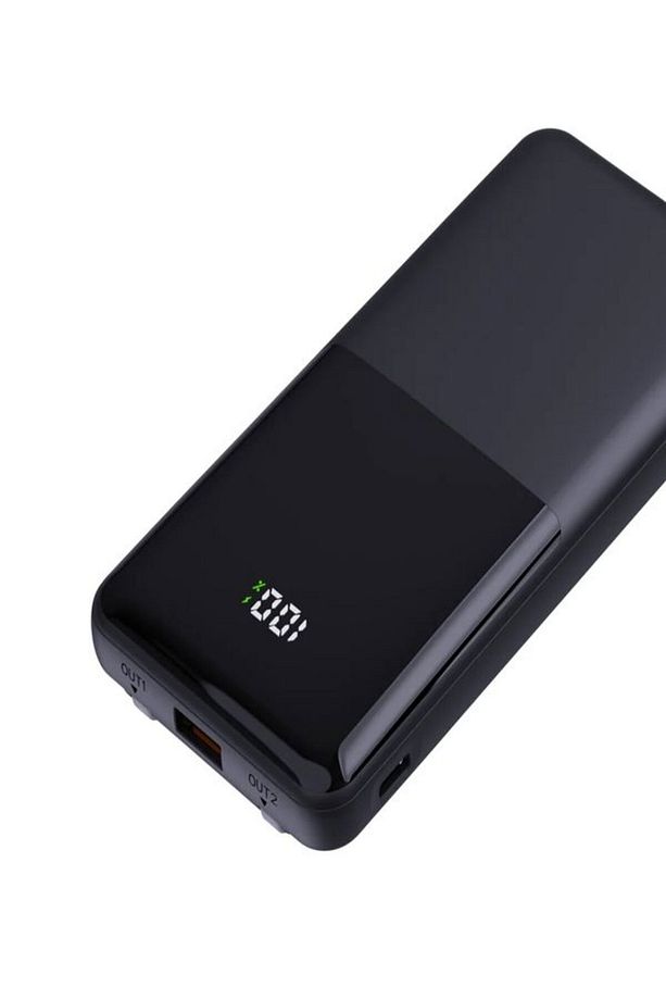 PW-95 PD 22.5W HIZLI ŞARJ LCD Kendiliğinden Type-c Lightning Kablolu 1Usb-A Girişli Powerbank - 4
