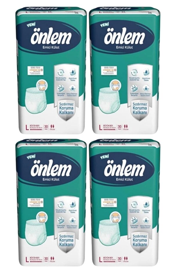 Adult Absorbent Panties Patient Diaper Eco Large Size L Size 30 Lu X 4 Pieces