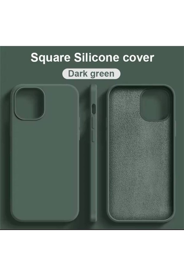 Apple Iphone 12/12 Pro Launch Case Inside Velvet Female Silicone Cover Khaki.