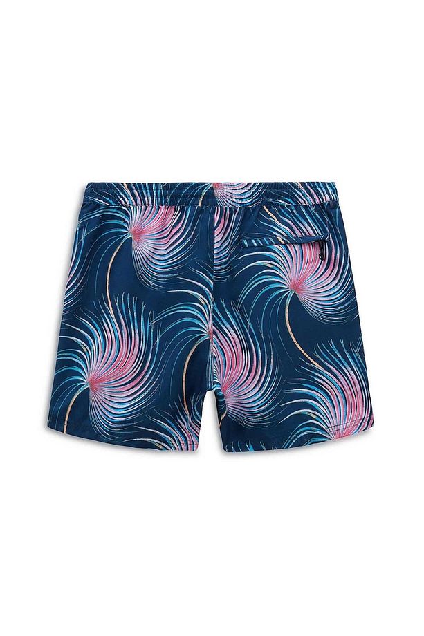 Primary Print Elastic Erkek Mavi Deniz Şortu - 2