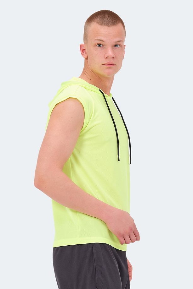 Rag Erkek Tişört Neon Sarı - 4