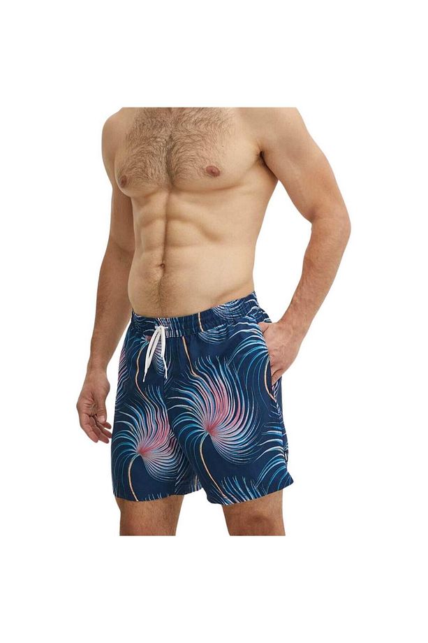 Primary Print Elastic Erkek Mavi Deniz Şortu - 3