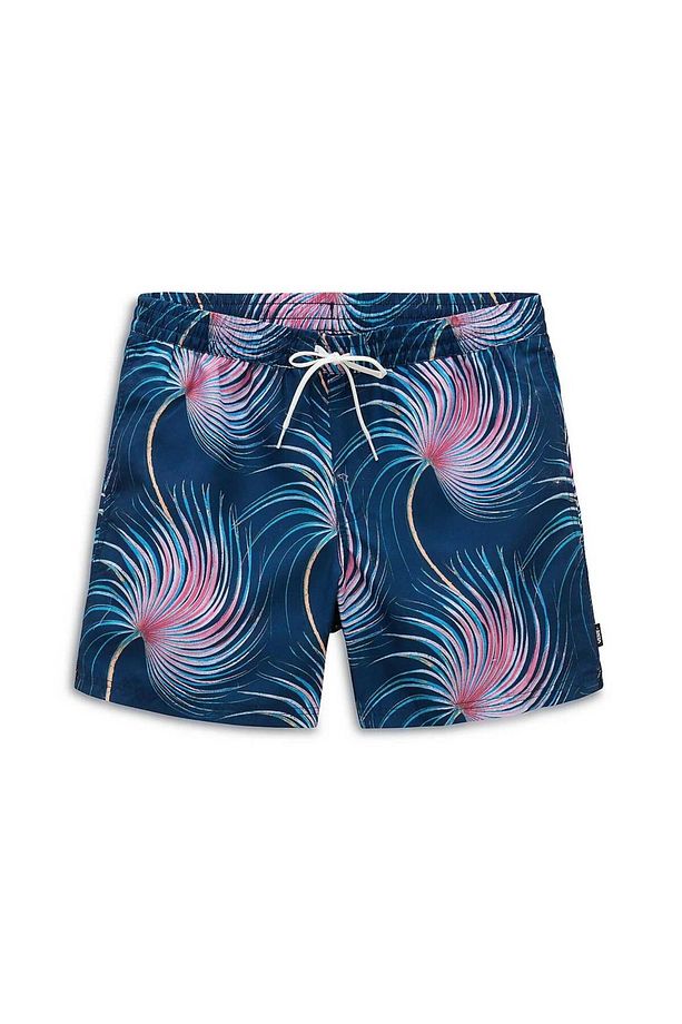 Primary Print Elastic Erkek Mavi Deniz Şortu - 1