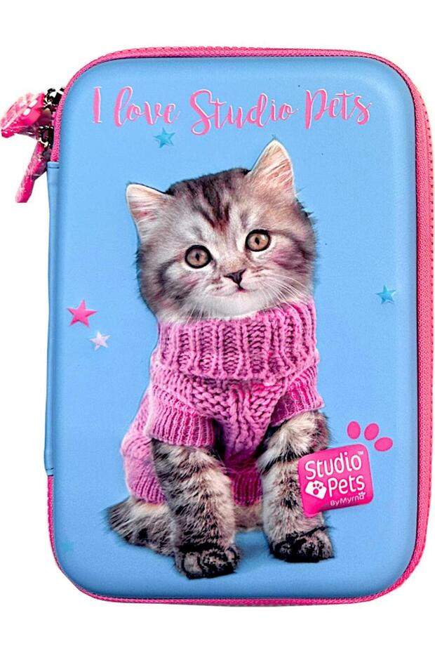 Pt-7785 Eva Pencil Case Cat-Yellow