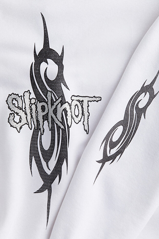 Baskılı Oversize Sweatshirt - 5