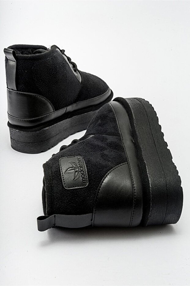 Yüksek Taban Bağcıklı Bot SİYAH - 4