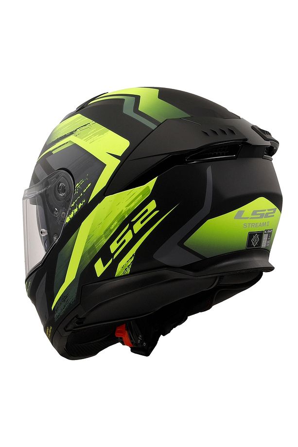 Stream 2 Fury Mat Siyah-gri-neon Sarı Kask - 3