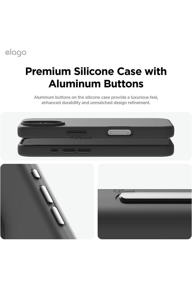 İphone 16 Plus Uyumlu Lansman Magsafe Şarj Özellikli Yumuşak Mat Renkli Hassas Butonlu Kadife - 5