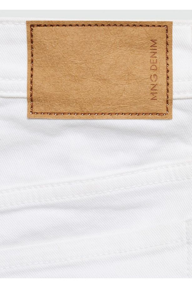 Slim fit kot bermuda şort - 5