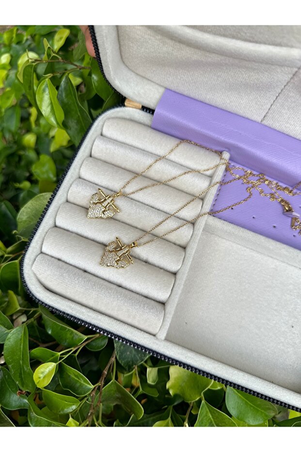 Taşlı Çapa Kolye - 3