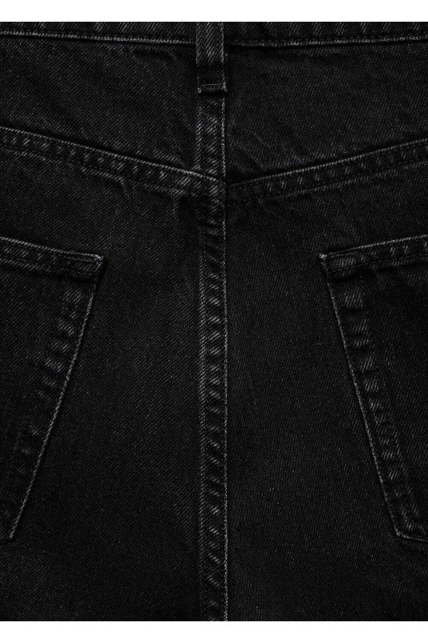 Regular Kesim Bob Jean Pantolon - 6