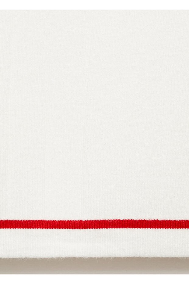 Kontrast yüzeyli triko bluz - 5