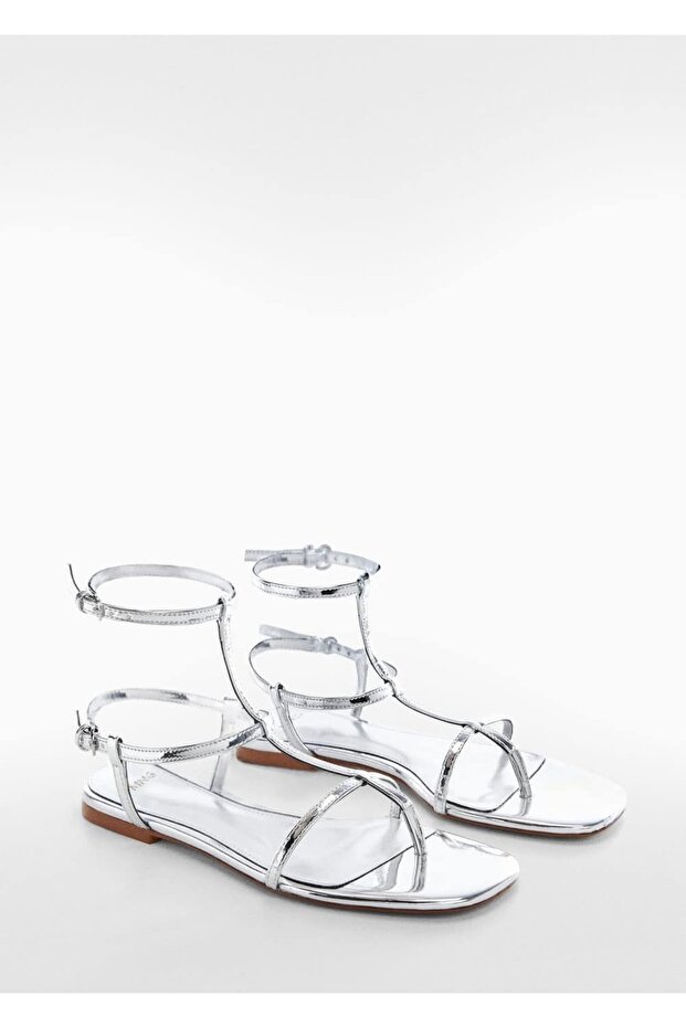 Bantlı Tokalı Sandalet - 1