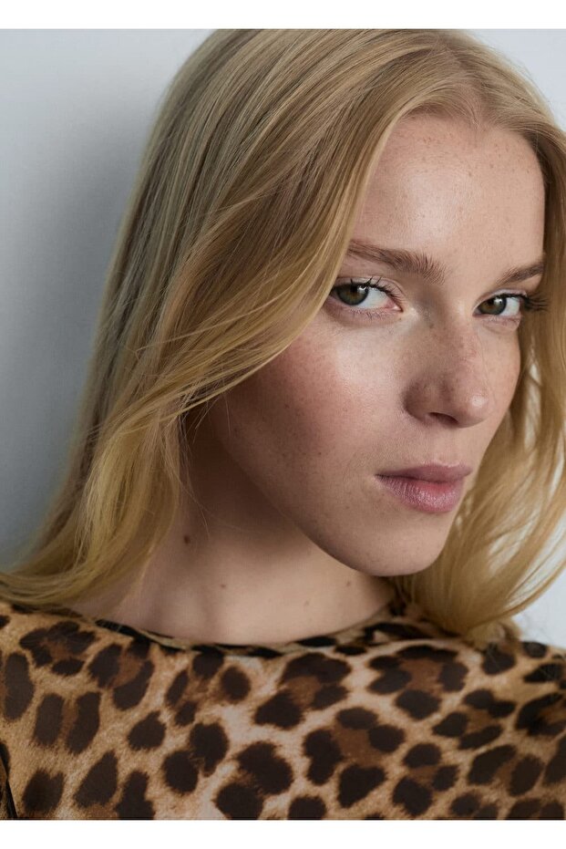 Leopar Desenli Bluz - 8