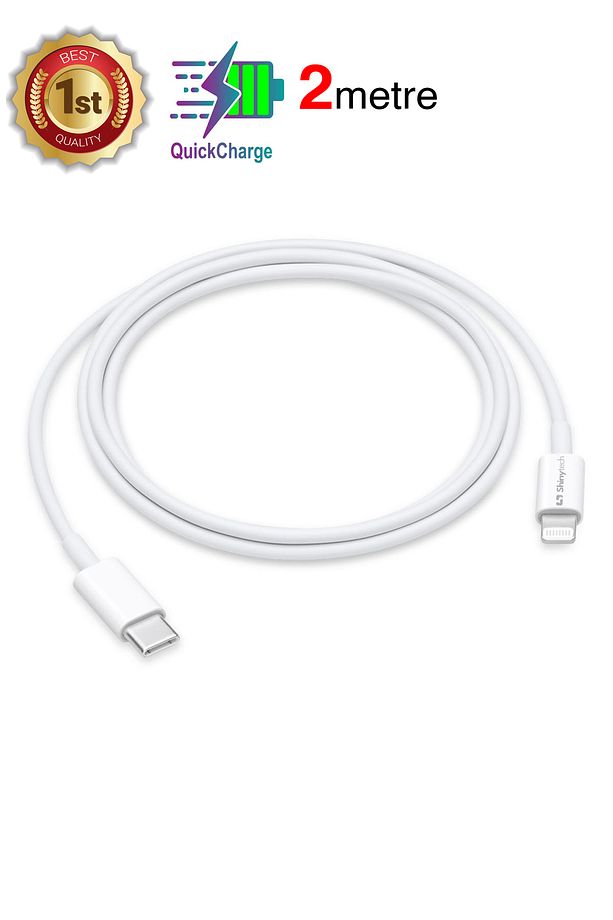 Apple Iphone Uyumlu Şarj Kablosu Usb-c To Lighting (2METRE) Beyaz - 4