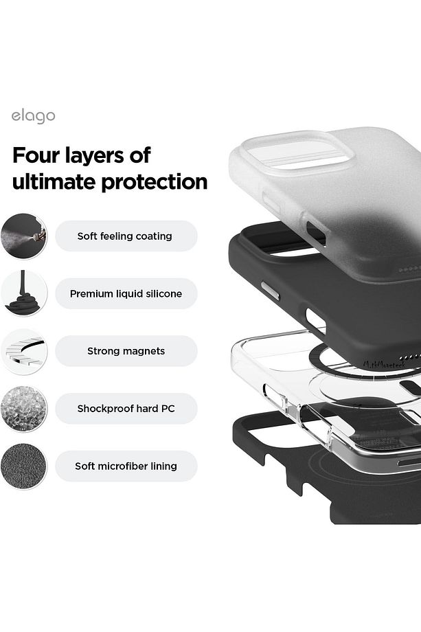 İphone 16 Pro Kılıf Lansman Magsafe Şarj Özellikli Yumuşak Mat Renkli Hassas Butonlu Kadife Silikon - 3