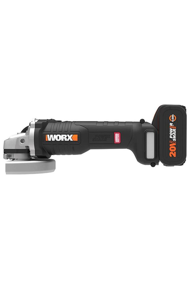 Wx813 20volt 4.0ah. Li-ion Tek Akülü 115mm Kömürsüz Profesyonel Şarjlı Avuç Taşlama - 2
