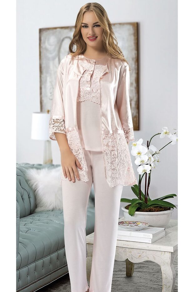 Powder Combed Cotton Pajama Set