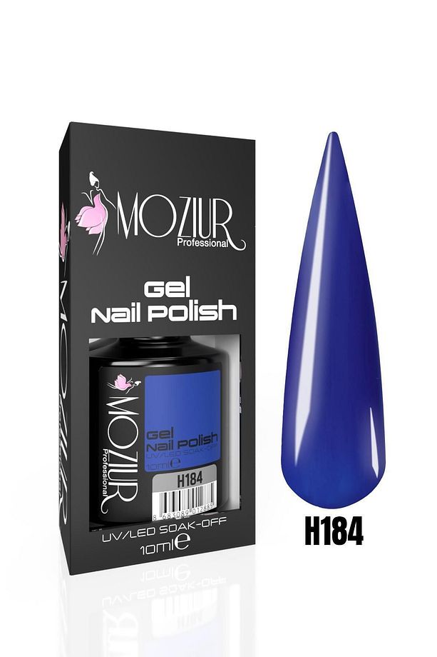 Kalıcı Oje Uv Led H184 (SAKS MAVİSİ) 10ml - 2