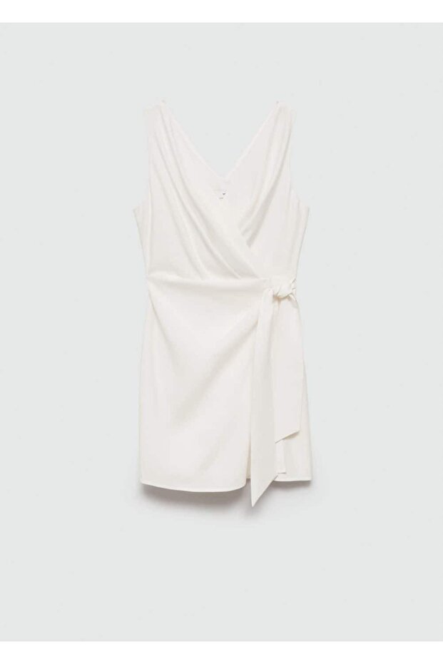 Fiyonklu anvelop elbise - 3