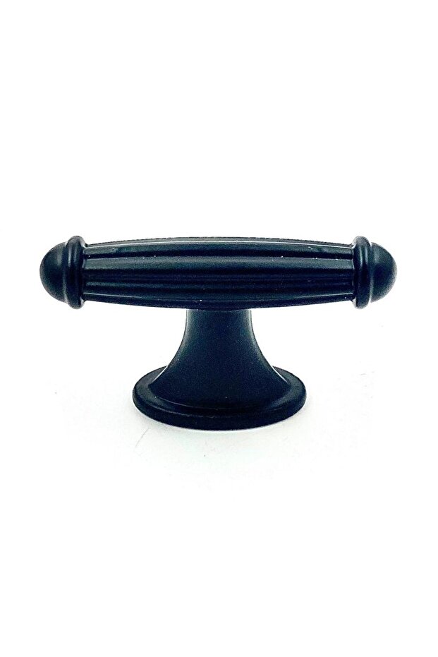 Kardelen Black Button Handle Luxury Country Kitchen Furniture Cabinet Drawer Handle