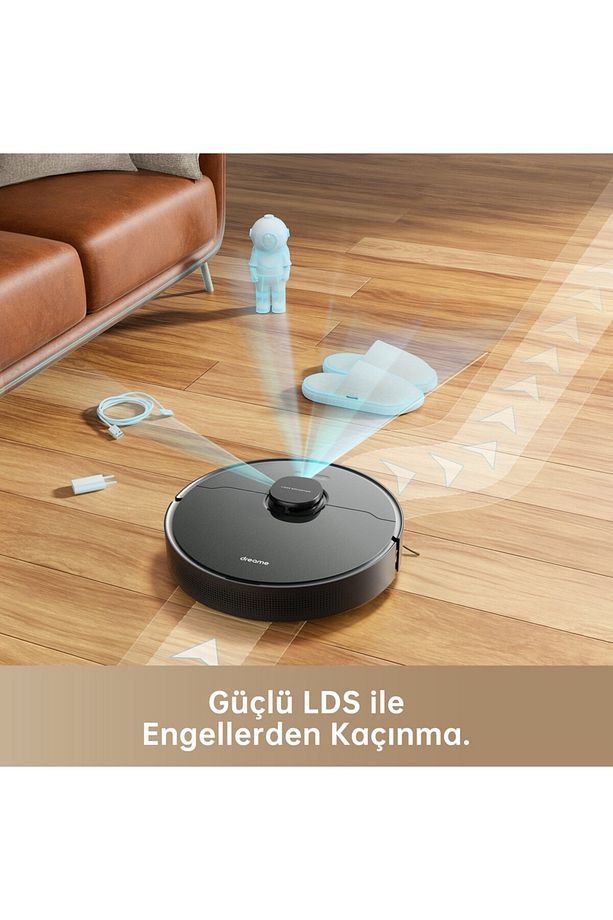 EV D10s Pro, Robot Elektrikli Süpürge, Action AI, 5000Pa, 280 dakika pil ömrü, 5000 PA - 3