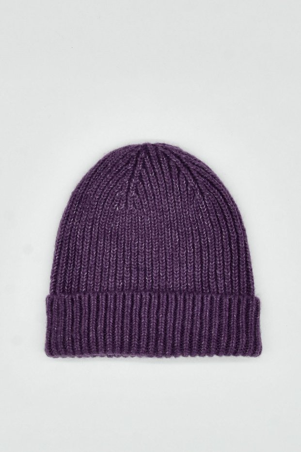 Women's Trend Beret Purple Winter Hat