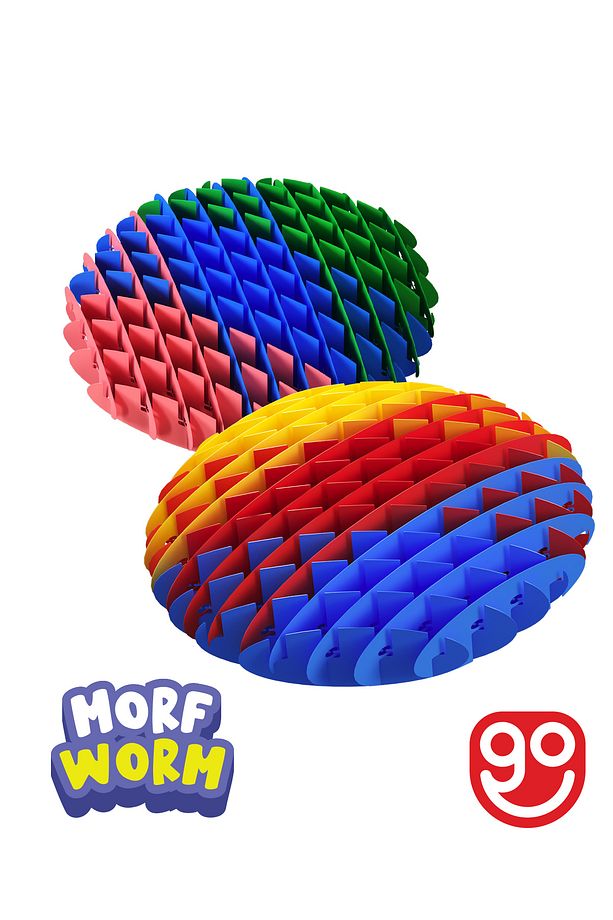 Morf Worm Fidget Stres Solucanı Duyusal Oyuncak Eğitici Oyuncak - 2