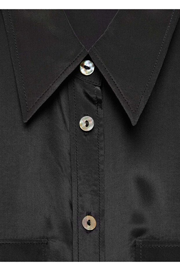 Cepli dökümlü gömlek - 7