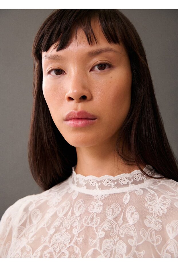 Yarı transparan gömlek - 7