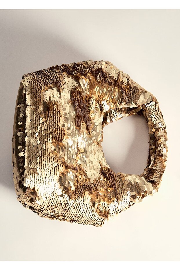 Sequined Handbag - 5
