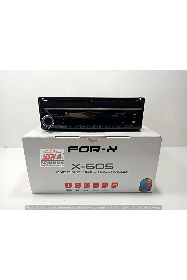 İndash Teyp + For-x Çakmak – For-x X-605 İndash Ekranlı Teyp – Park Kamerası - 2