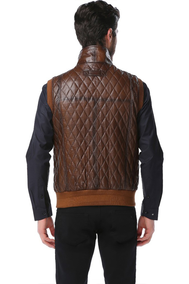 Erkek Camel Yelek - 4