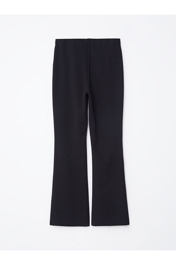 LCW Modest Siyah Dar Fit İspanyol Paça Kadın Pantolon - 6