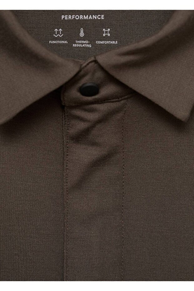 Comfort Strech Triko Polo Gömlek - 8