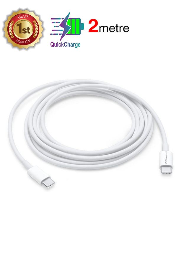 Apple Iphone Uyumlu Şarj Kablosu Usb-c To Usb-c Type-c (2METRE) - 4