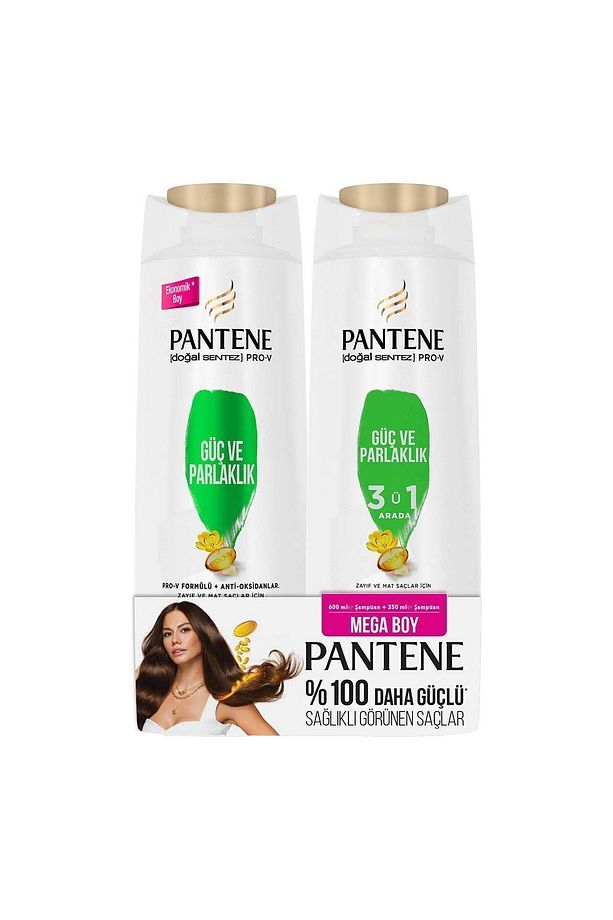 Doğal Sentez Güç Ve Parlaklık 600 Ml Şampuan + 350 Ml 3’ü 1 Arada Şampuan - 2