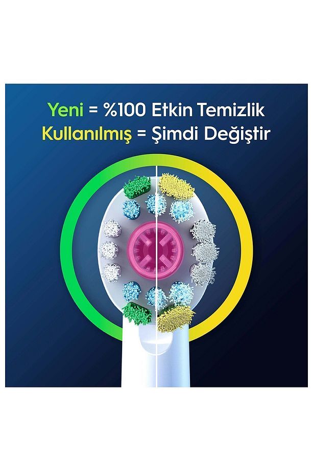 Şarjlı Diş Fırçası Yedek Başlığı 3d White X-filament 4 Adet Ürün - 5