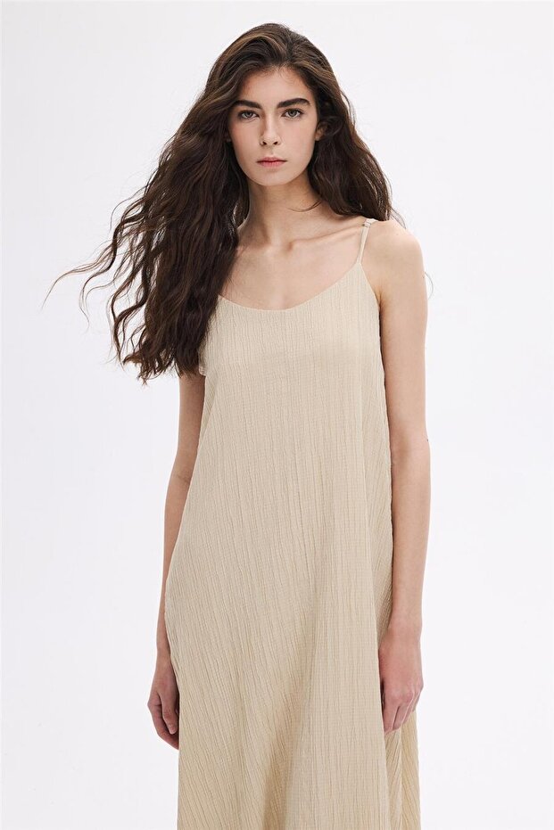 فستان بأشرطة قابلة للتعديل - 3