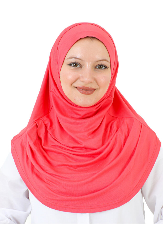 Ready to Wear Turban Soft Headscarf Shawl - Pink