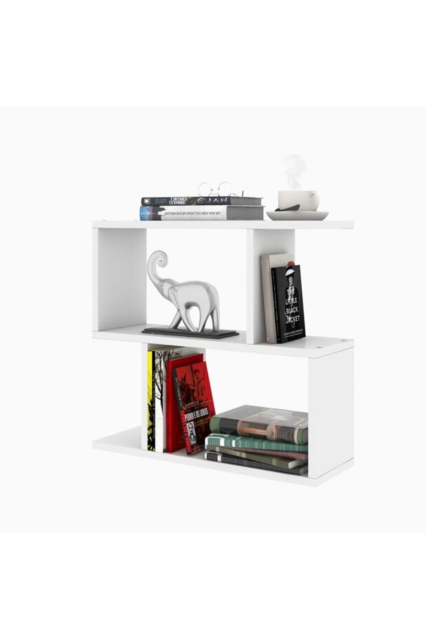 Lale Yan Sehpa Beyaz - 3