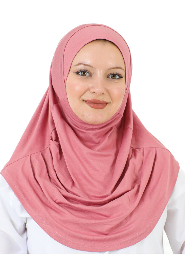 Ready to Wear Turban Soft Headscarf Shawl - Dusty Rose
