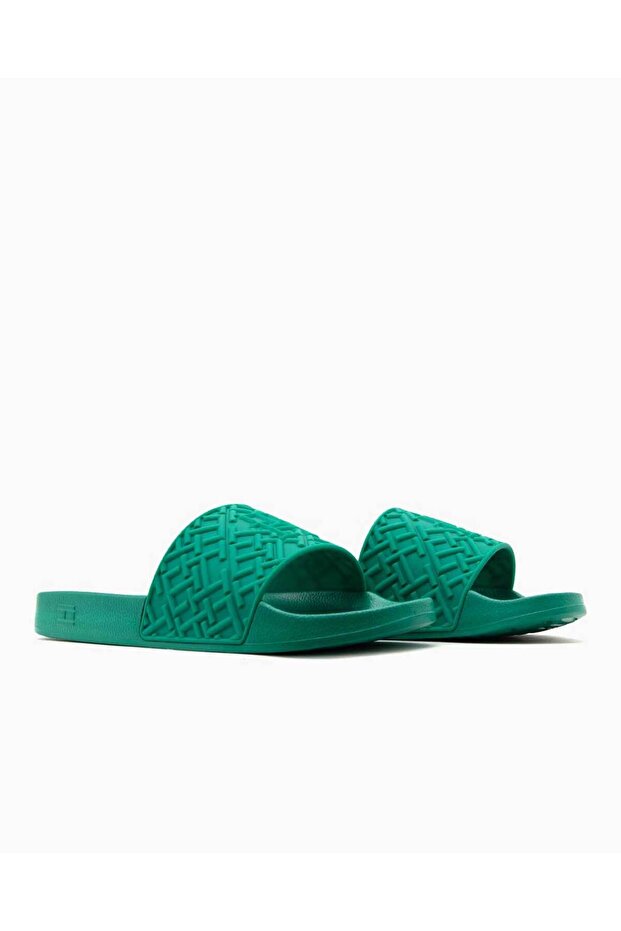 Monogram Pool Side Flip Flops Terlik - 2