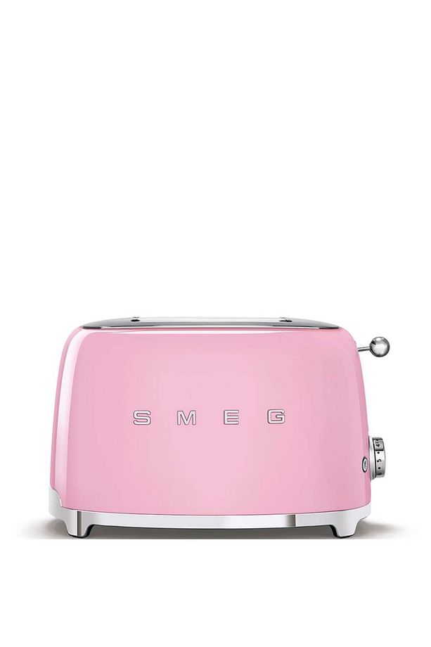 50's Style Retro Pembe Ek Kızartma Makinesi 2x1 Tsf01pkeu - 3