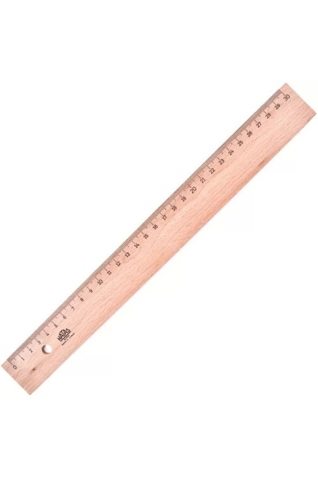 0035 Riglă de lemn 30 CM. - 1