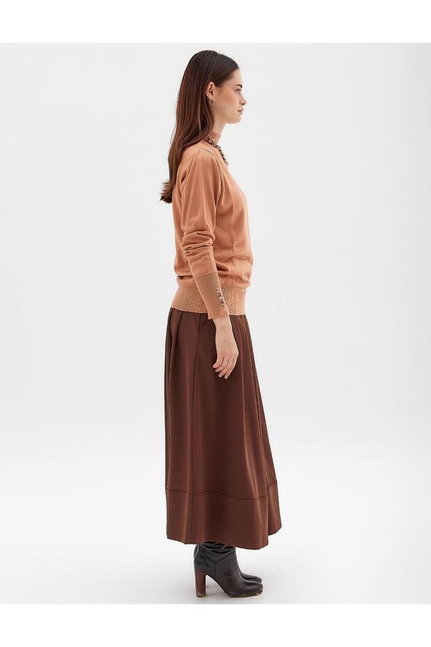 Basic Triko Bluz - 8