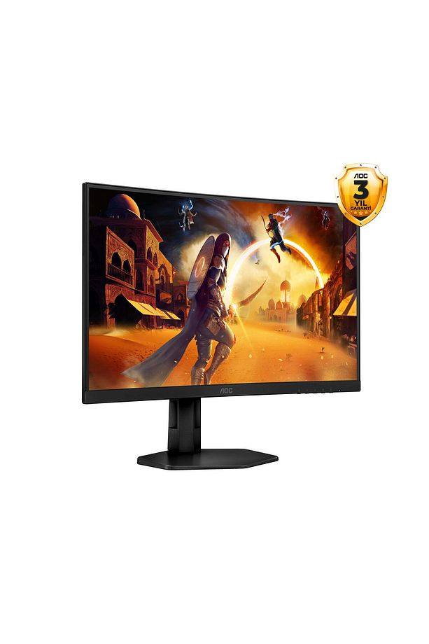 C27G4ZXU 27" 280 Hz 0,3 ms FreeSync HDR10 Yükseklik Ayarlı Fast VA Curved Oyuncu Monitör - 6