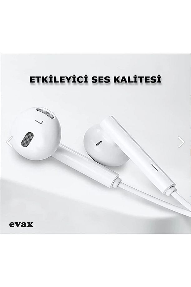 İphone 16 Pro Max / 16 Pro / 16 Plus / 16 Uyumlu Type-c Stereo Mikrofonlu Kulaklık - 3